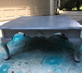 new idea for a coffee table, painted furniture, reupholster