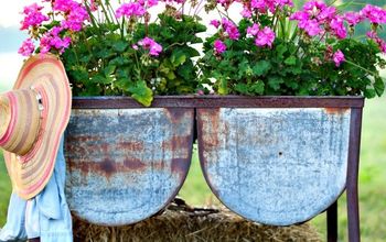 Wash Tub Planter|Garden Junk