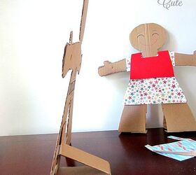 make an adorable cut dress up unisex doll, crafts, The doll stands even with one support
