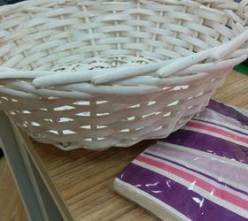 any tips for decoupaging a basket that is very textured