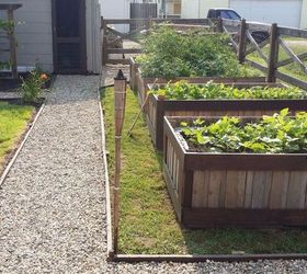 13 easiest ways to build a raised vegetable bed in your garden, Take apart pallets and line them end to end