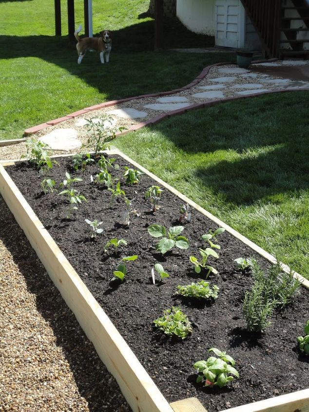 13 easiest ways to build a raised vegetable bed in your garden, Build a long thin bed for deep spaces
