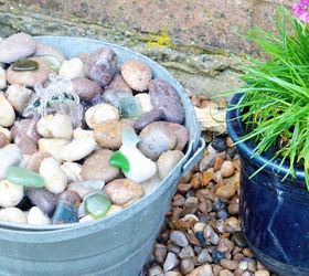 diy tub or bucket water feature, ponds water features