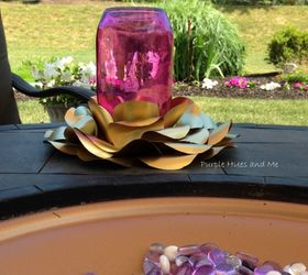 recycled soda beer cans candle holder, crafts, how to, repurposing upcycling