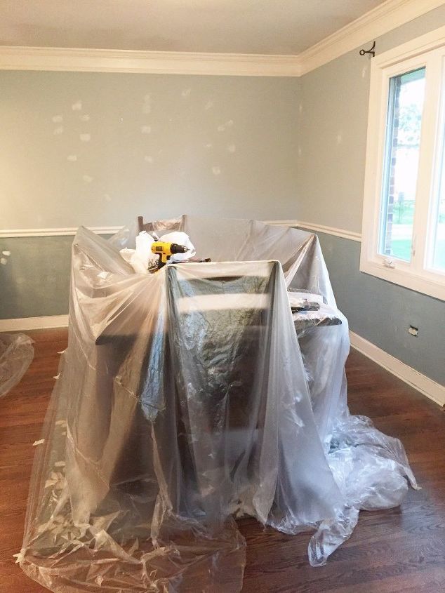 giving our house an update with wainscoting and new paint, painting, wall decor