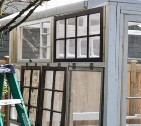 build a greenhouse from vintage windows, gardening, home improvement, outdoor living