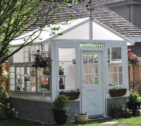 Build a Greenhouse From Vintage Windows