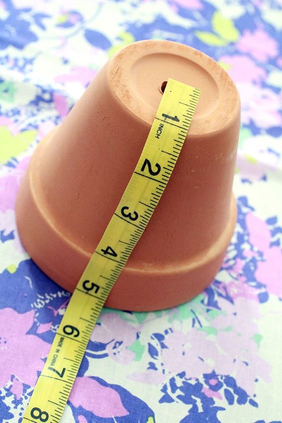 monogrammed summer pots, crafts, decoupage, outdoor living