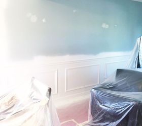 adding wainscoting and new paint to our living room, home decor, painting, wall decor