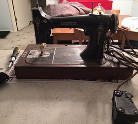 vintage sewing machine project 1