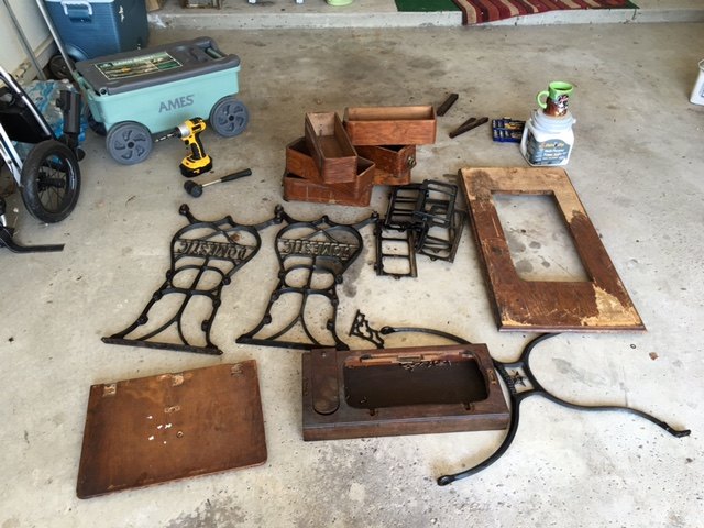 vintage sewing machine project 1