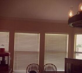 q i need ideas on curtains for this big window area , home decor, window treatments, Empty window area in my kitchen
