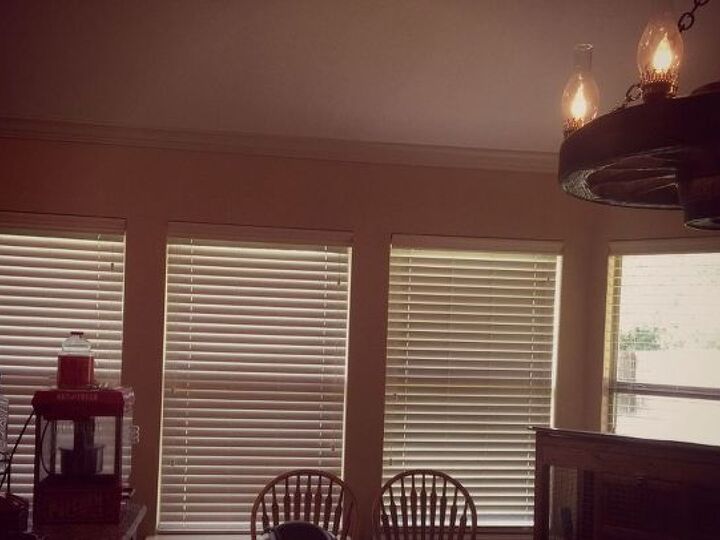 q i need ideas on curtains for this big window area , home decor, window treatments, Empty window area in my kitchen