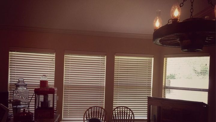 q i need ideas on curtains for this big window area , home decor, window treatments, Empty window area in my kitchen