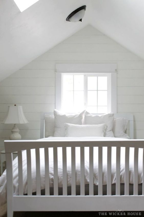 12 shiplap ideas that are hot right now, Or redo an entire room with penciled planks