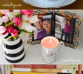 turn vintage teacups into candles, crafts, repurposing upcycling