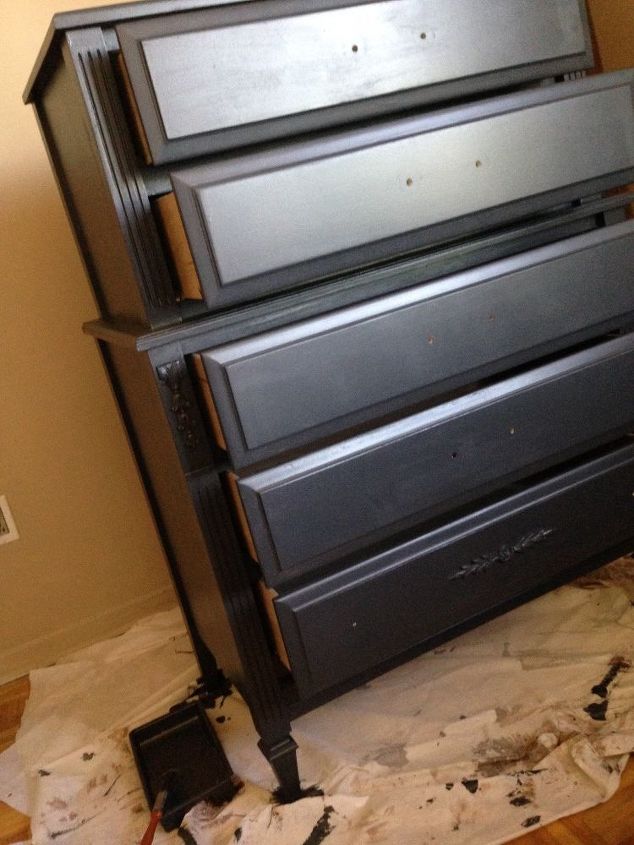 How To Paint Furniture From Brown Black Hometalk To Paint Furniture From Brown Black, How To Paint Brown Furniture Black