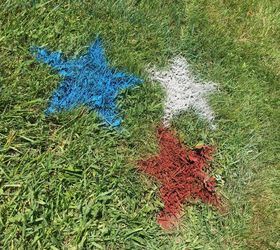painted lawn stars