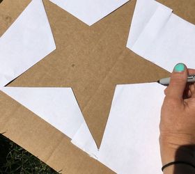 painted lawn stars