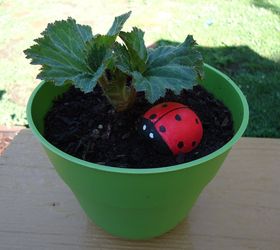 ladybug garden decoration, crafts, diy, gardening, how to