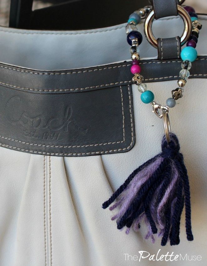 organize your beach bag in style with a beaded sunglass holder, crafts, organizing