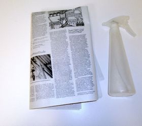 Limpiador de espejos ecológico - ¡Utilizando periódicos viejos!