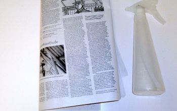 Limpiador de espejos ecológico - ¡Utilizando periódicos viejos!