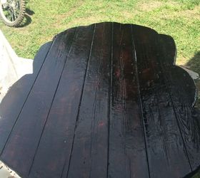 dining room table, doors, painted furniture, repurposing upcycling, woodworking projects, Dark stain please