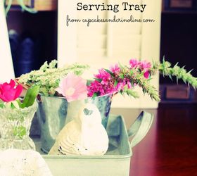 diy farmhouse style serving tray, crafts