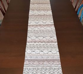 vintage lace table runner, crafts, dining room ideas, how to