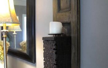 Vintage Shutters Wall Sconce Diy