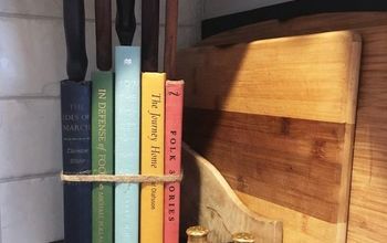 Repurposed Book Knife Block