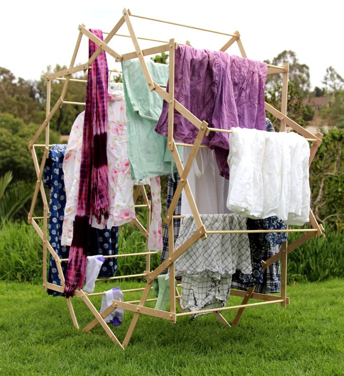 make a star shaped clothes drying rack, diy, laundry rooms, pallet, storage ideas, tools, woodworking projects