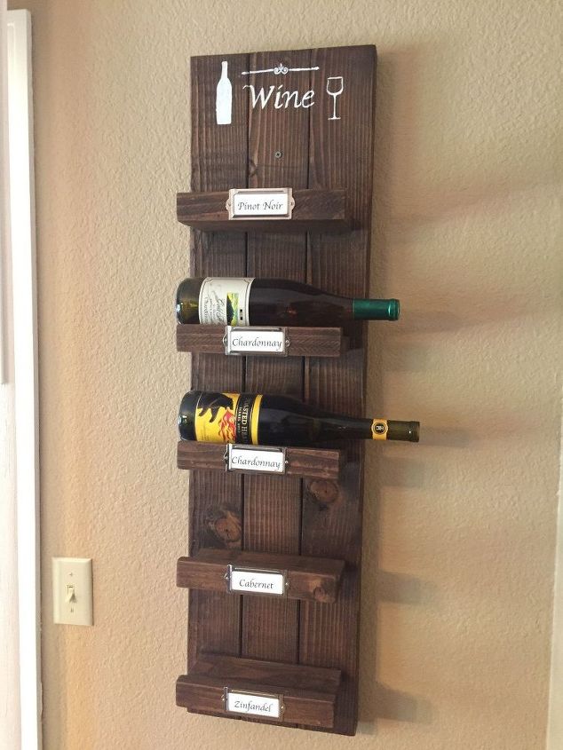 diy wood wine rack, how to, shelving ideas, wall decor, woodworking projects