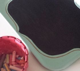 upcycled food tray chalkboard, chalkboard paint, crafts, repurposing upcycling
