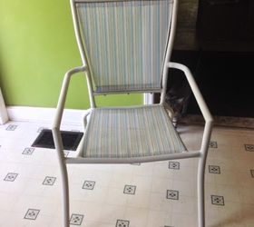 from drab to fab, outdoor furniture, painted furniture, Old drab faded chairs