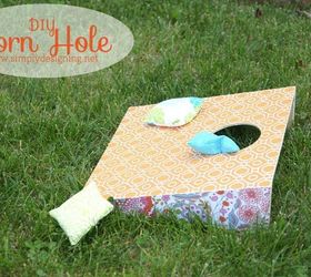 s 10 crazy fun ways to build a cornhole board this summer, outdoor living, woodworking projects, Build a Travel Sized Board for Picnics