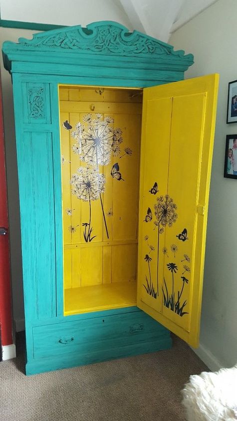 a little more magic unfolds, painted furniture