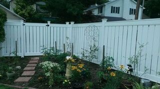 Thinking About Vinyl Fencing Until A Co Worker Told Me She Heard That It Burns Your Lawn True Or False Hometalk