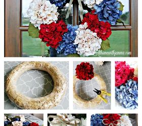 Simple DIY Patriotic Wreath