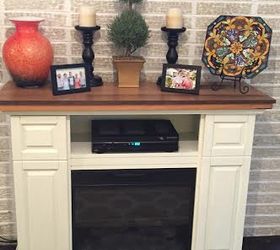 electric fireplace gets a facelift