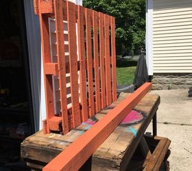 poolside gardening grill station organization rack, organizing, outdoor living, pallet, storage ideas, woodworking projects