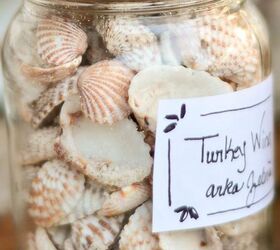 apothecary seashell jars with free printable, crafts, home decor