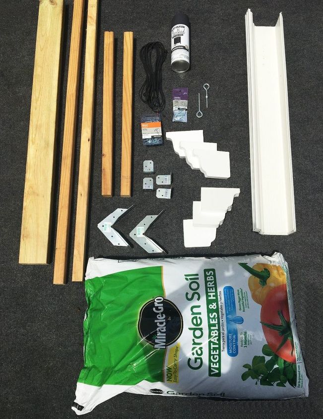 How To Build A Vertical Gutter Herb Garden Planter Diy Hometalk