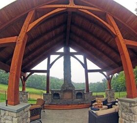 now that s what i call an outdoor fireplace , fireplaces mantels, outdoor living