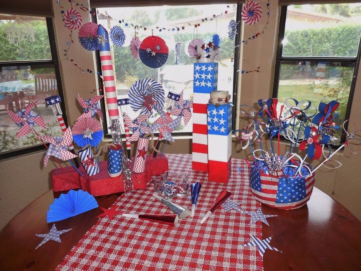 celebrating 4th of july , crafts, how to, patriotic decor ideas, seasonal holiday decor