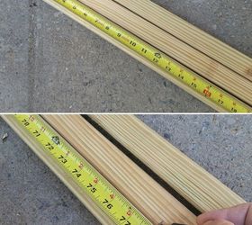 easy diy fan trellis to spruce up your vines creepers, Next Let s mark boards length
