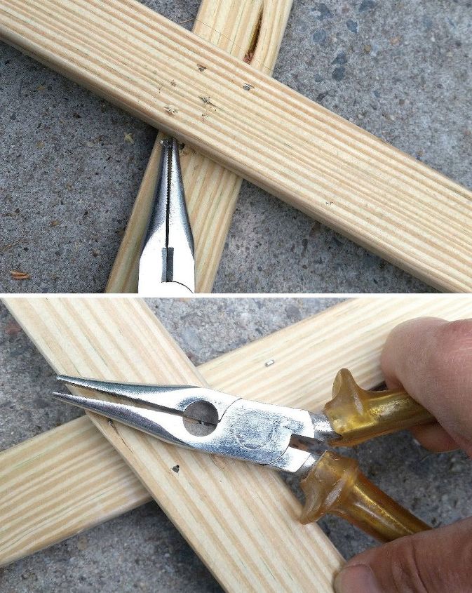 easy diy fan trellis to spruce up your vines creepers, Let s make it real neat