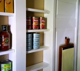 pantry between the studs, diy, kitchen design, organizing, shelving ideas, storage ideas, woodworking projects