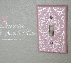 DIY Decorative Switch Plates & Outlet Covers